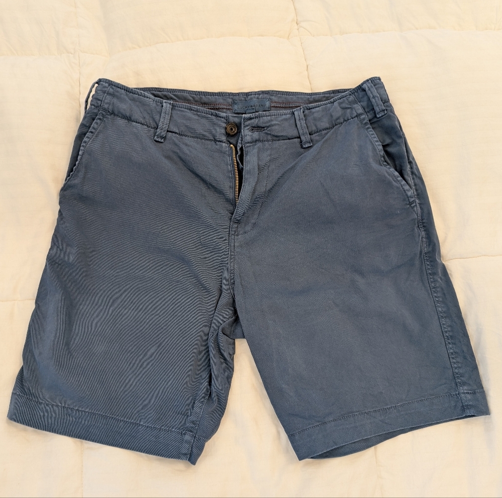 Blue Casual Shorts